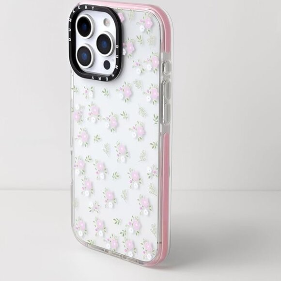 Accessories - Iphone 16 Pro Pro Max Pink Flower Aesthetic Shockproof Cute Clear Flower Case